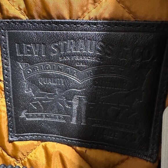 Levi's Coit Letterman Jacket‎ Mens Size XS Wool Blend Leather Varsity Bomber NWT - Picture 7 of 13